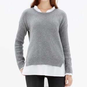 Textured Grey Sweater